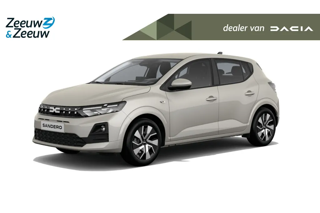 Dacia Sandero Eco-G 120 limited edition | Nu met € 450,- Zeeuw en Zeeuw actiekorting | financier tegen slechts 2,9% met Dacia Relaxplan