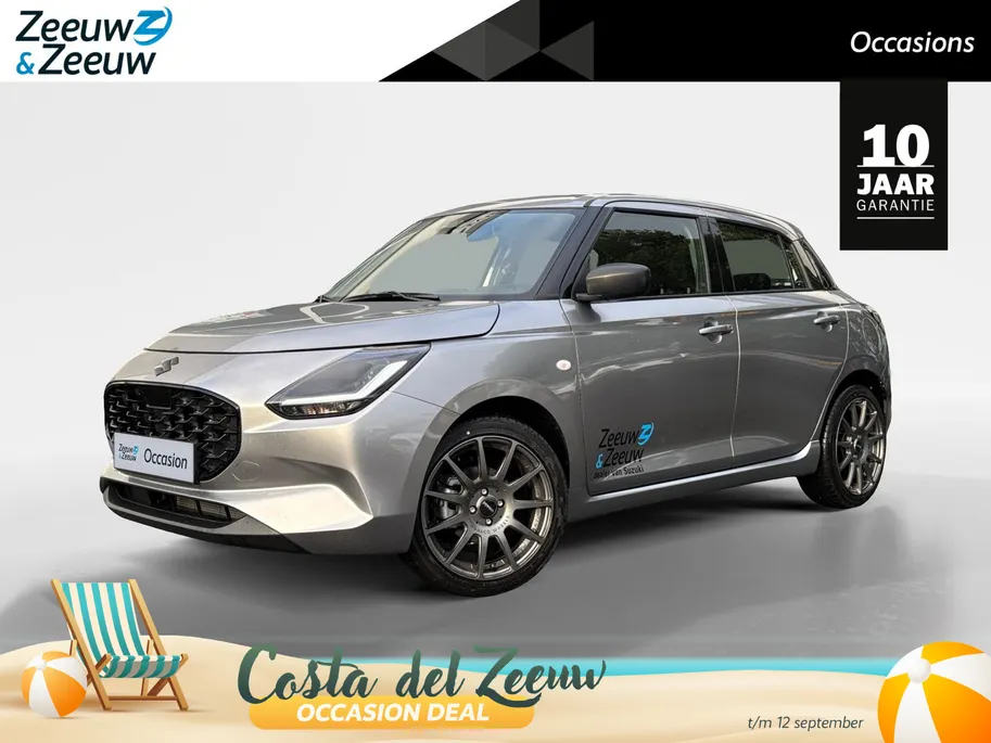 Suzuki Swift 1.2 Comfort Sport | 17 inch | Zwarte logo's | Carbon spiegels | Sharkfin antenne | Carplay | Adapt. Cruise | Navi | Keyless start