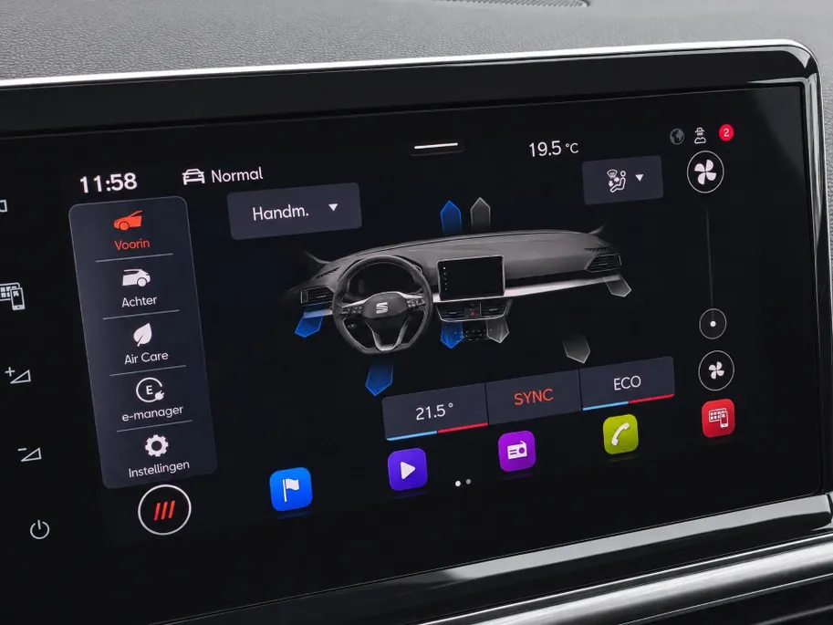 SEAT Tarraco 1.4TSIe-Hybrid 180kW/245PK PHEV FR · Panoramadak · Leder · Trekhaak · Apple/Android Car Play ·