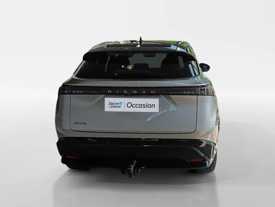 Nissan ARIYA Evolve 66 kWh | 22KW Lader| Afneembare trekhaak| Apple carplpay& Android auto| 360grd Camera| Stoelverwarming en verkoeling| Elektrisch verstelbare stoelen| Luxe bekleding| Dealer onderhouden|