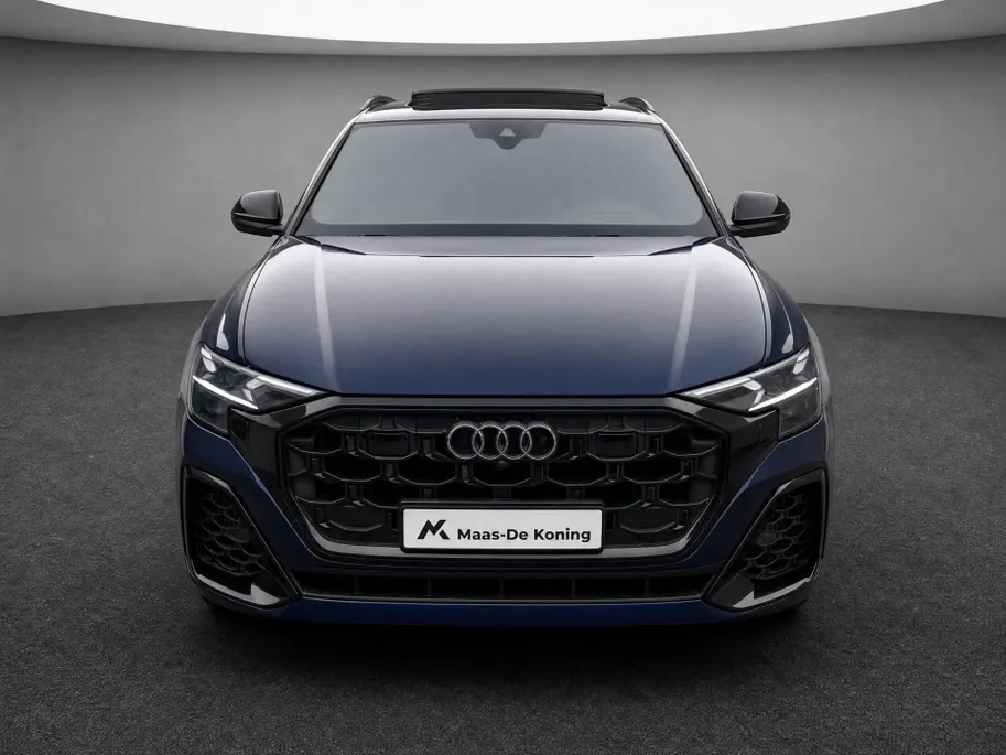Audi Q8 60 TFSIe 490pk Tiptronic Quattro Pro Line S Comp · 360 Camera · Luchtvering · Laser LED · Wegklapbare Trekhaak · Elek. Voorstoelen · Nachtzicht · 23'' Inch · Garantie t/m 11-03-2031 of 100.000km