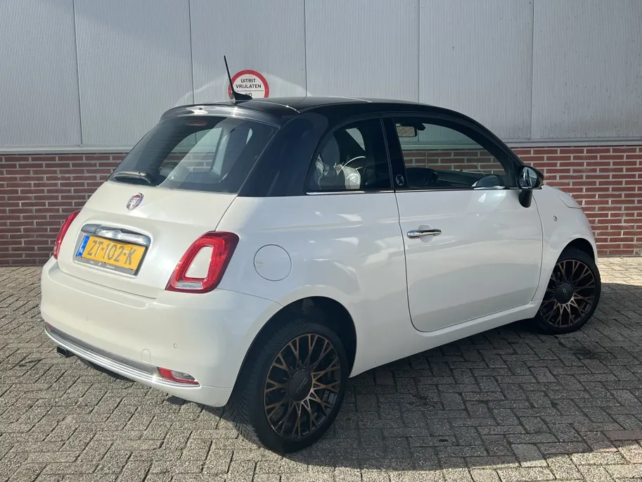 Fiat 500 TwinAir Turbo 85 PK 120th | Carplay | Navi | BiColore | 16'