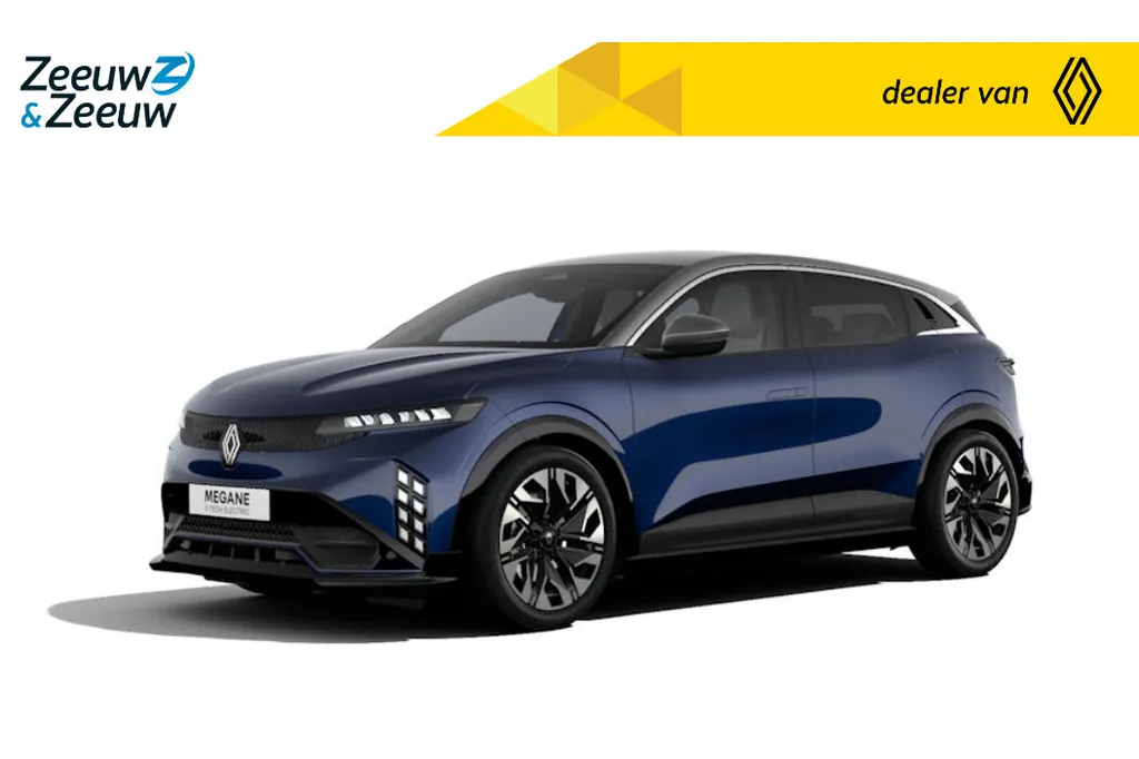 Renault Megane E-Tech Techno 67 kWh | Binnenkort in de showroom | Bestel nu uw nieuwe Renault Megane met € 1000,- Zeeuw en Zeeuw korting | Financier uw Megane tegen slechts 1,9% rente