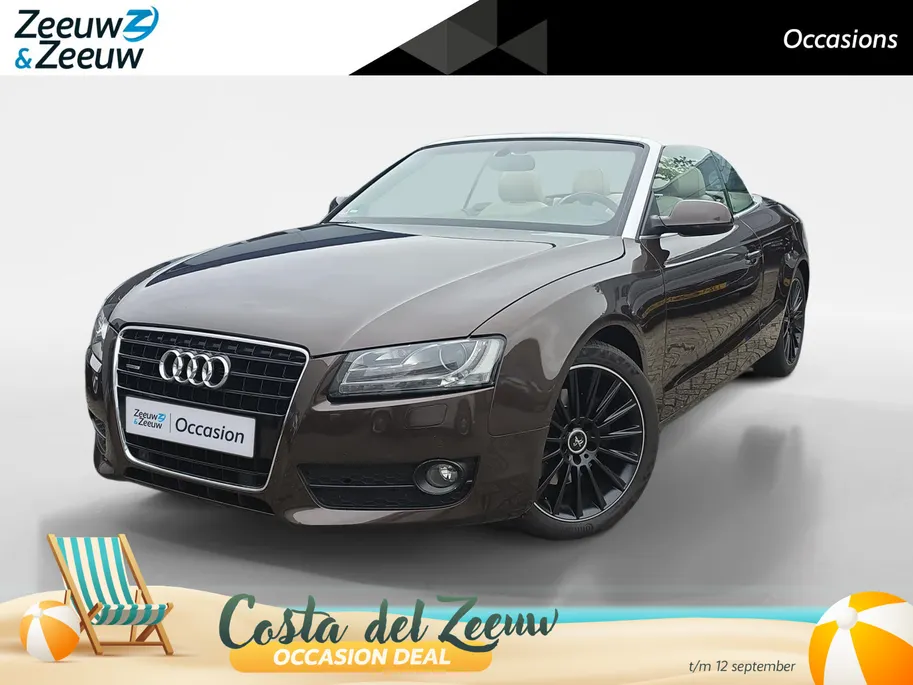 Audi A5 Cabriolet 3.2 FSI quattro Pro Line S | Elektr. lederen stoelen | Navigatie | Parkeersensoren | Stoelventilatie | Elektr. bedienbare ramen | 12 maanden garantie