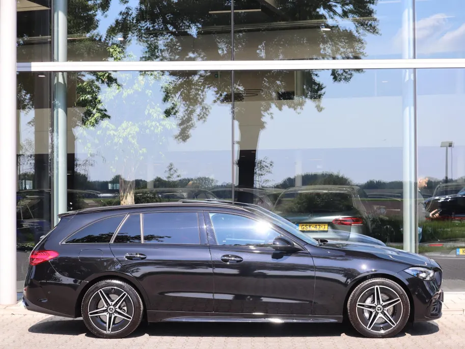 Mercedes-Benz C-Klasse Estate 300 e AMG Line l Trekhaak l Panoramadak l stoelverwarming l Leder