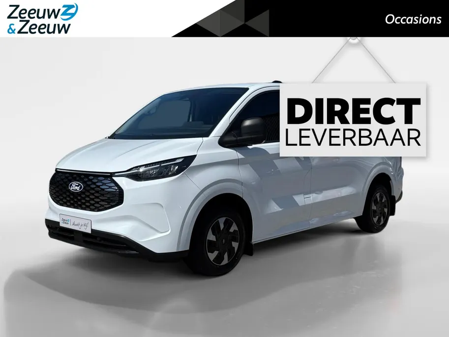 Ford E-Transit Custom 320 L1H1 Trend 71 kWh | Uit Voorraad Leverbaar | 344km WLTP Rijbereik | Achteruitrijcamera | Cruise Control | Parkeersensoren voor en achter | Verwarmbare Stoel en bijrijdersbank | Voorruitverwarming | Apple Carplay & Android Auto