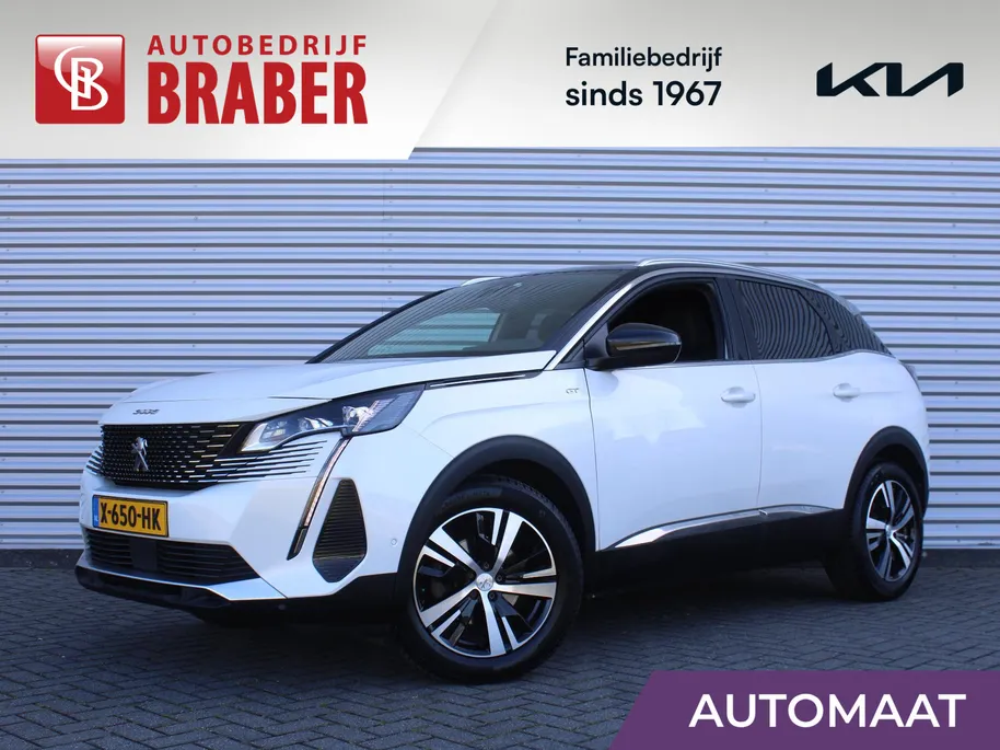 Peugeot 3008 1.2 PureTech GT | Trekhaak | Stoelverwarming | Cruise adapt. | Camera | Dodehoek detectie | 18' LM | Navi | Clima |