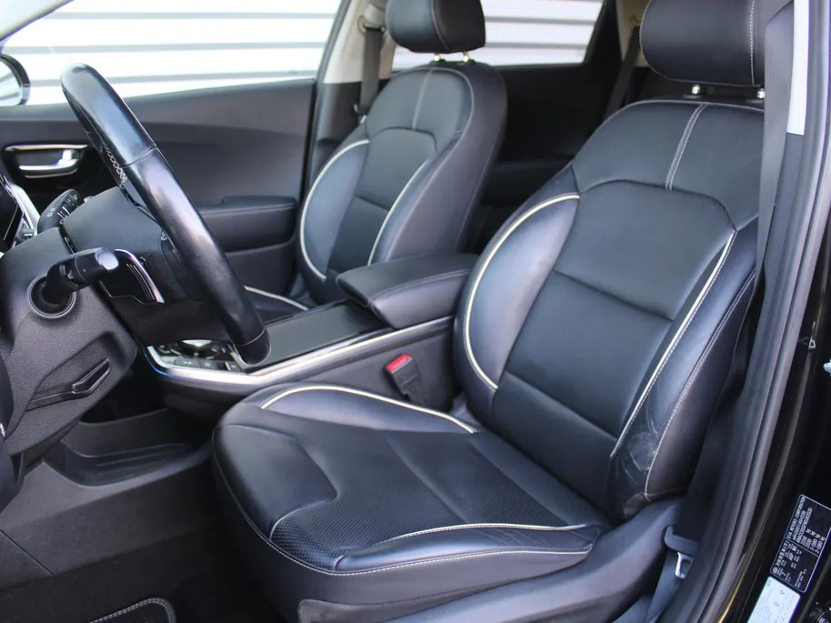 Kia e-Niro ExecutiveLine 64 kWh | Trekhaak | Stuur-/stoelverwarming + ventilatie | Leer | 17' LM | Cruise adapt. | Dodehoek detectie | LED | JBL audio |