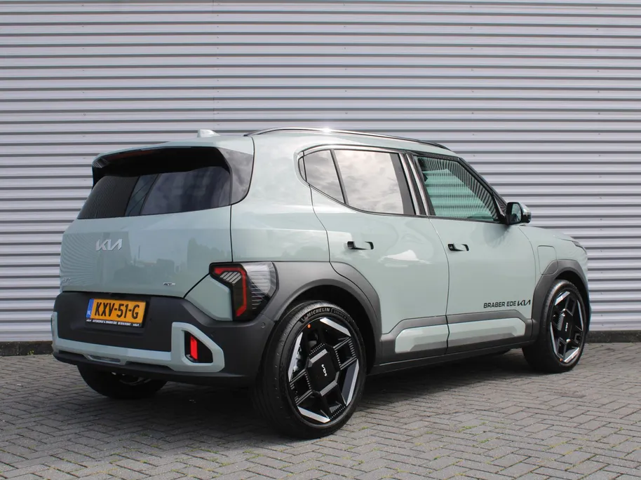 Kia EV2 GT-Line 61 kWh | Stuur-/stoelverwarming + ventilatie | 360 Camera | Schuifdak | Geheugenstoel | 19' LM | Dodehoek detectie | Telefoonlader |