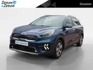 Kia Niro 1.6i Hybrid DynamicPlusLine Dealer onderhouden | Trekhaak | Stoel/stuurverwarming | Dodehoek detectie | Leder | Camera | Carplay & Android | Cruise Control Adaptief | Fabrieksgarantie t/m 23-9-2027 | NAP