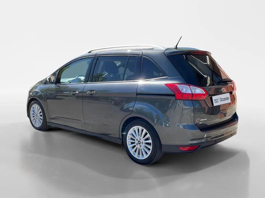Ford Grand C-Max 1.0 Titanium 7Pers. | Navigatie | Voorruitverwarming | Stoelverwarming | Privacy Glass | Cruise Control | 17|  Velgen | Parkeersensoren voor en achter | Parkeerassistent | Zonneschermen