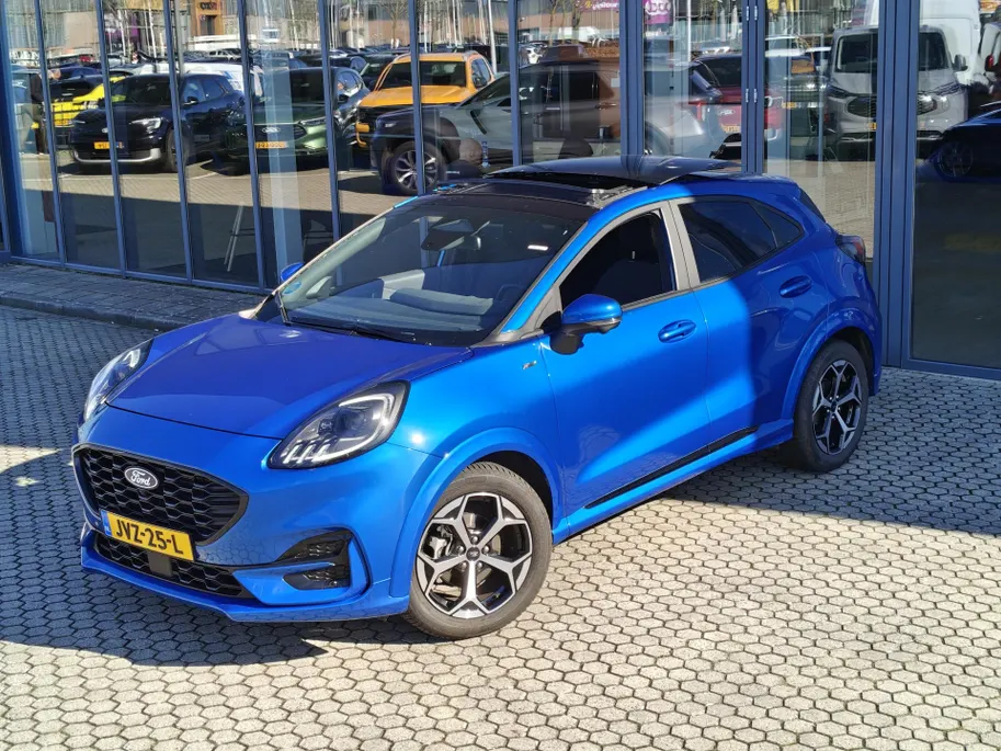 Ford Puma 1.0 EcoBoost Hybrid ST-Line | Panoramadak | Winter Pack | Adaptive Cruise | TREKHAAK