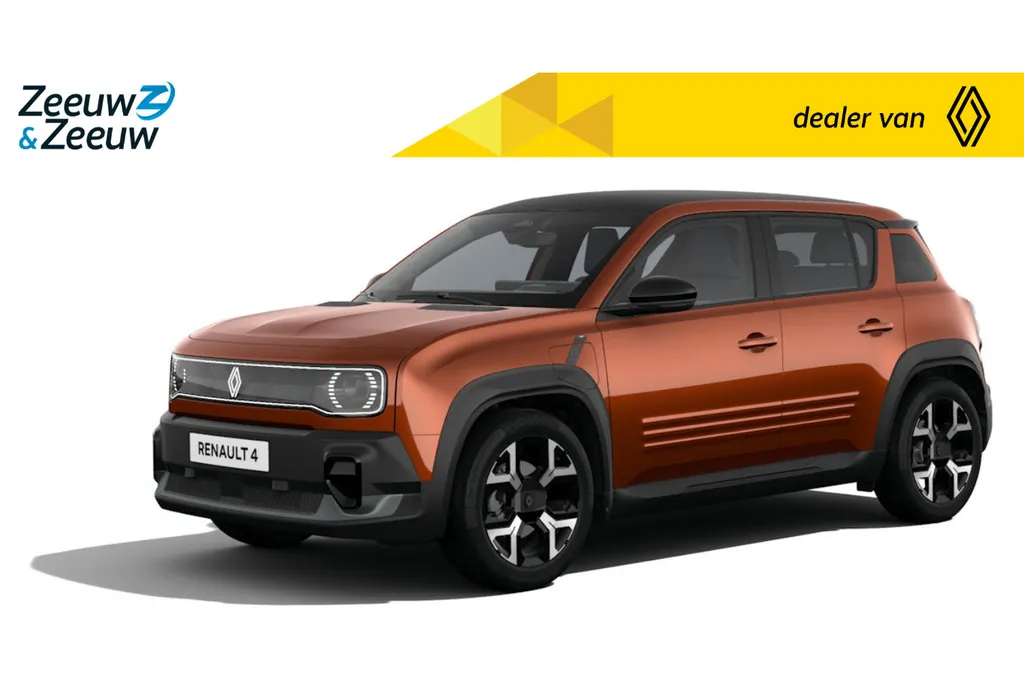 Renault 4 comfort range techno canvas dak 52 kWh | Profiteer nu van €1.800,- Zeeuw & Zeeuw voorraadkorting | NU met GRATIS 5 jaar fabrieksgarantie | 392KM Actieradius | NU te bestellen |