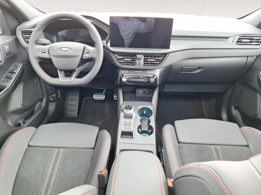 Ford Kuga 2.5 PHEV ST-Line X | Black Pack | Winterpack | Matrix Ledkoplampen | Panoramadak | El. Trekhaak | 20' Lichtmetaal | Zwarte spiegels&dak | Adaptive Cruisecontrol | Dodehoekdetectie | 360Camera |