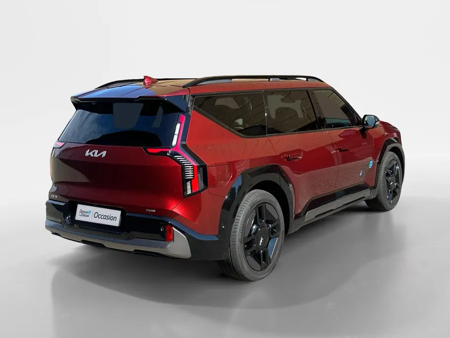Kia EV9 GT-line AWD 99,8 kwh 7 zits | 385 PK | Geventileerde/verwarmde stoelen | Wireless Carplay & Android auto | 2.500 kg trekgewicht | Meridian | Fabrieksgarantie t/m 19-6-2033 +3x 1 jaar*  | NAP