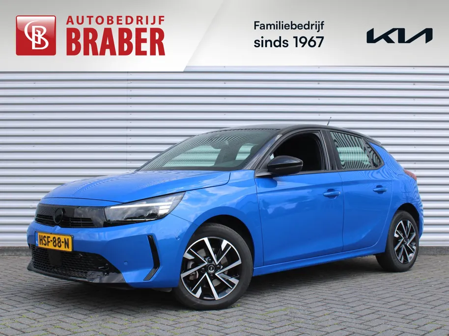Opel Corsa 1.2 Turbo GS | Camera | Cruise | Parkeersensoren v+a | Dodehoeksensor | Apple Carplay/Android Auto | LED | 16' LM | Airco |