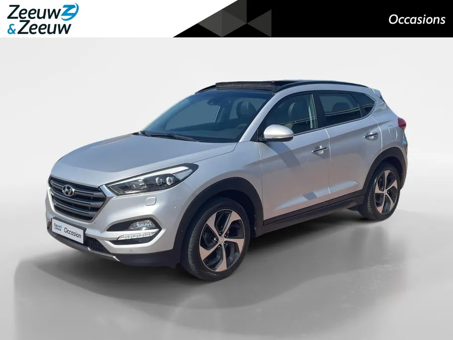 Hyundai Tucson 1.6 T-GDi Premium 4WD | Automaat! | Stoelverwarming | Schuif- kanteldak | Camera | Navi | Elk. stoelverstelling |