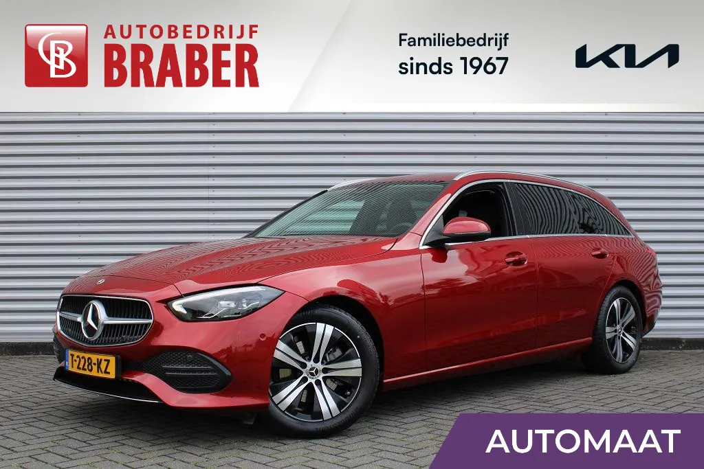 Mercedes-Benz C-Klasse Estate 180 Business Line | Stoelverwarming | Camera | Elek. stoelverstelling + achterklep | Draaloze telefoonlader | 17” LM | LED | Clima | Navi |