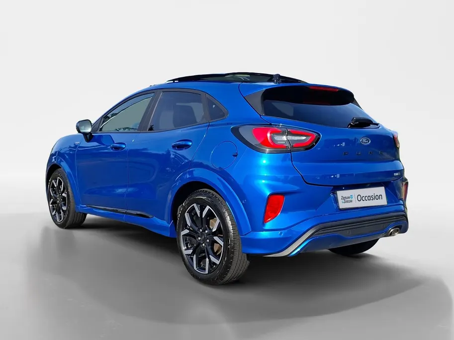Ford Puma 1.0 EcoBoost Hybrid ST-Line X | NL-Auto | 1e Eigenaar | Panoramadak | Winterpack | Driver assistancepack | Afn. Trekhaak |  B&O Audio | Adaptive Cruisecontrol | Dodehoekdetectie | Climate Control | 18' Lichtmetaal | Dealer onderhouden! |