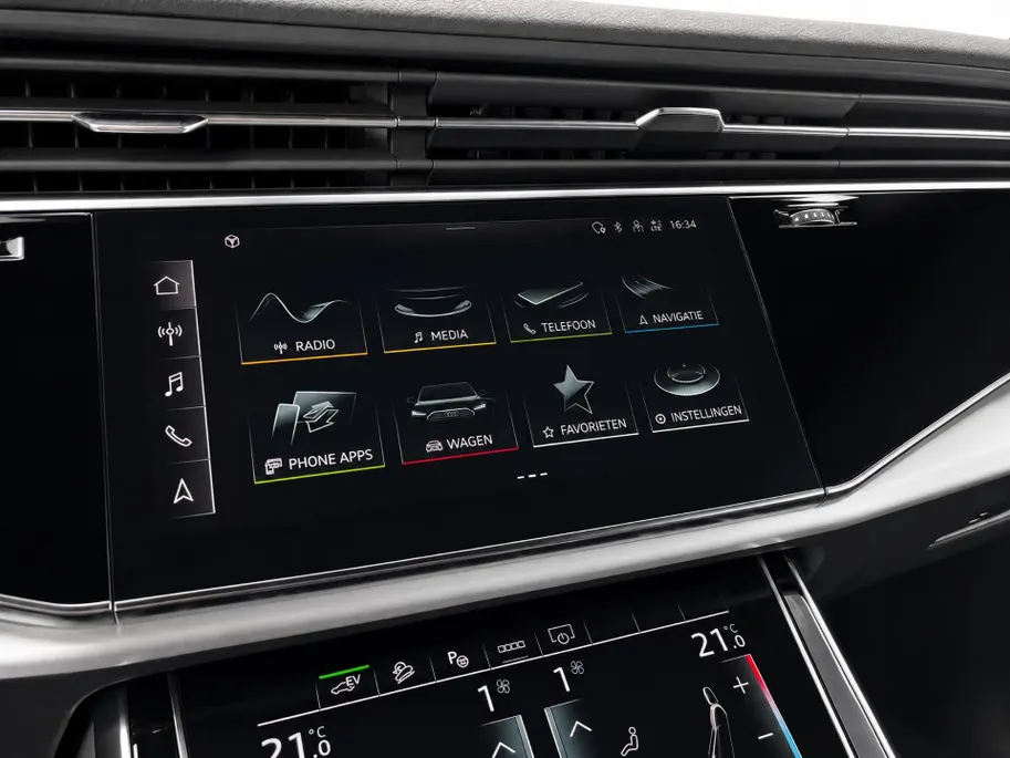 Audi Q8 55 TFSIe 280kW/381PK quattro Pro Line S · Panoramadak · Leder · 360°Camera + Parkeersensoren · Trekhaak ·