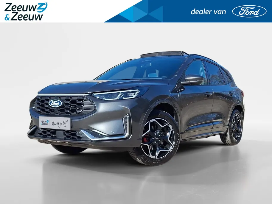 Ford Kuga 2.5 PHEV ST-Line X | Winterpack | El. Trekhaak | Panoramadak | 19' Lichtmetaal | 360Camera | Matrix Ledkoplampen | El. Achterklep | Adaptive cruisecontrol | Dodehoekdetectie | El verst. voorstoelen |