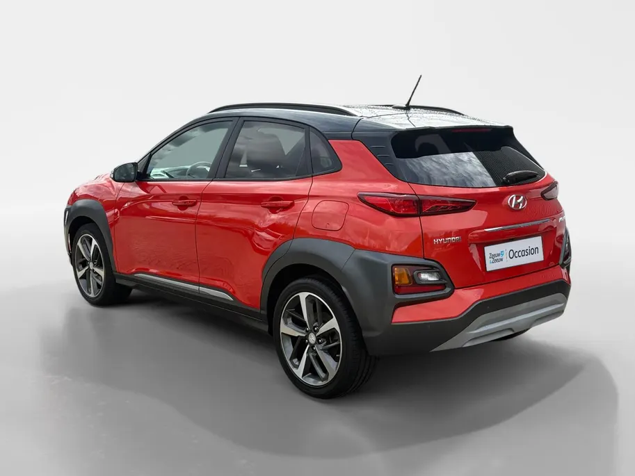 Hyundai Kona 1.0T Premium | Elek. stoelverstelling | Stoelverwarming | Navi | Leder