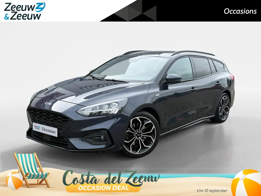 Ford Focus Wagon 1.0 EcoBoost ST Line Business | Trekhaak | Winterpack | B&O Audio | 18' inch velgen | Parkeersensoren | Keyless Entry |
