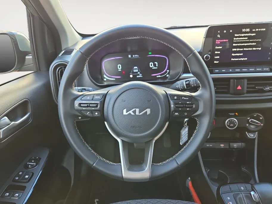 Kia Picanto 1.0 DPI DynamicLine Automaat | Metallic lak | Fabrieksgarantie | Carplay | Navigatie | Camera | NAP