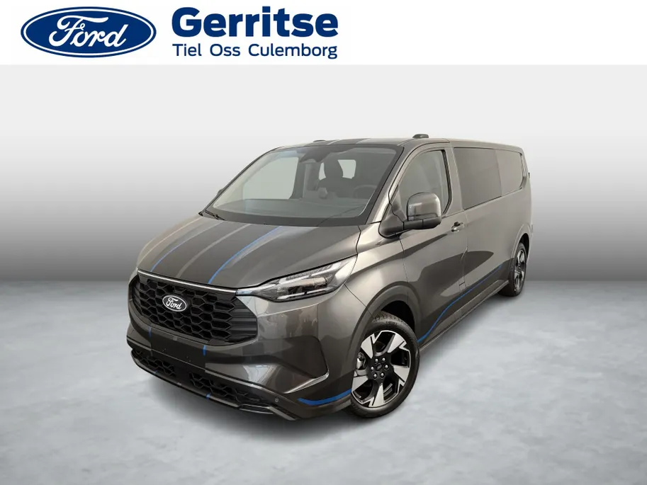Ford Transit Custom 320 2.5 PHEV L2H1 Sport DC 230 PK | AUTOMAAT | Uniek Sport Interieur | 19 inch Lichtmetalen Velgen | Trekhaak | Achteruitrijcamera | |Verwarmbare Voorstoelen en Stuurwiel |