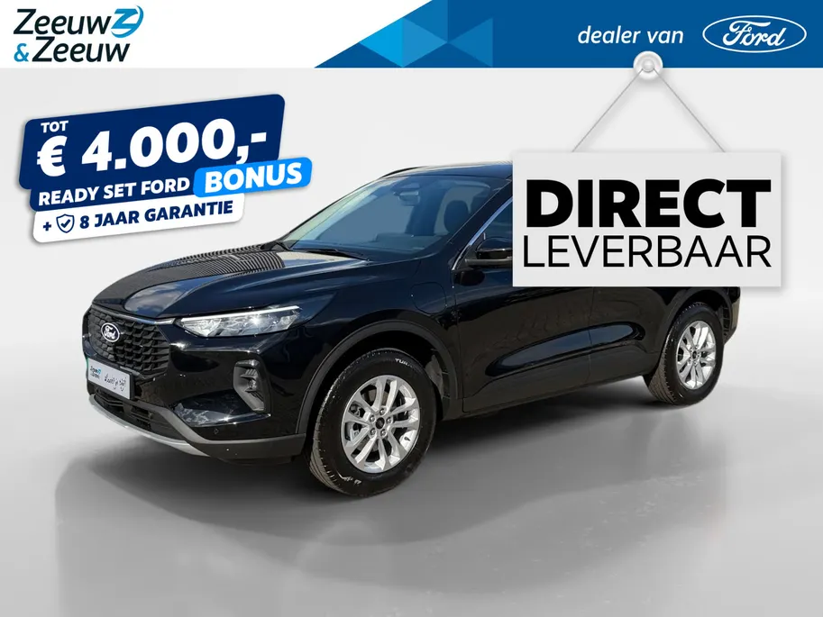 Ford Kuga 2.5 PHEV Titanium | Uit Voorraad Leverbaar | Tijdelijk met 8 jaar Garantie! | €4.000,- Ready Set Ford Bonus | Trekhaak | 2100kg Trekgewicht | Adapt. Cruise Control | BLISS | 360 Graden Camera | Apple Carplay & Android Auto