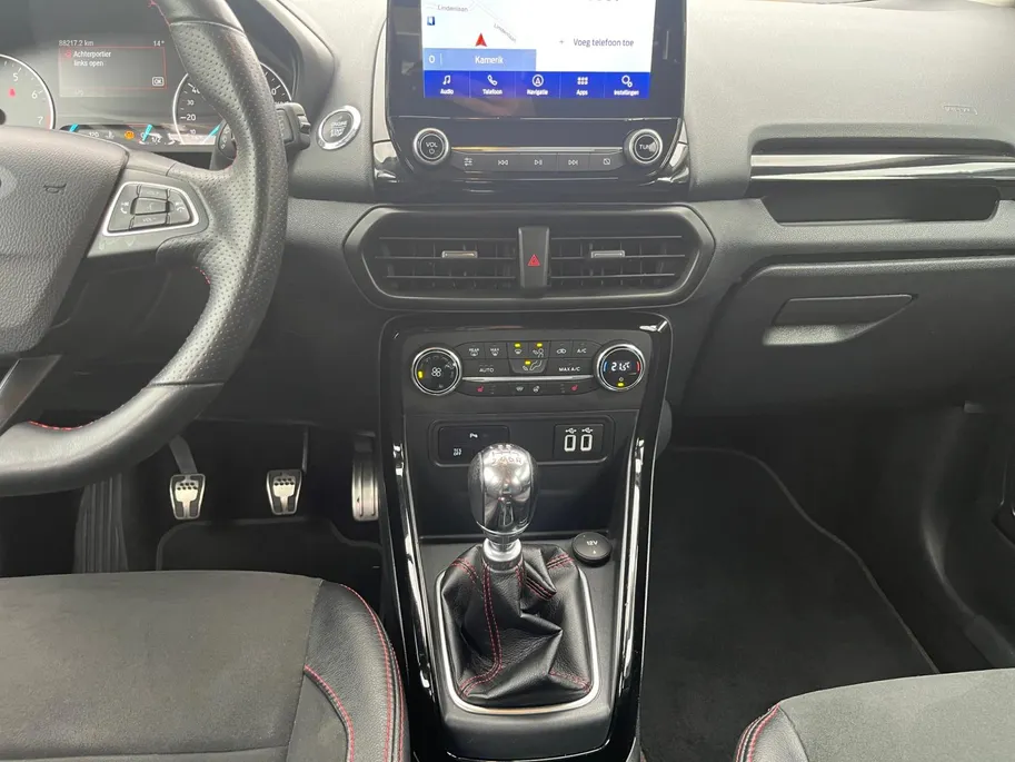 Ford EcoSport 1.0 EcoBoost ST-Line Black | Dealer onderhouden | Achteruitrijcamera | Trekhaak | Winter Pack | B&O Sound | Alcantara bekleding | 12 maanden garantie! |