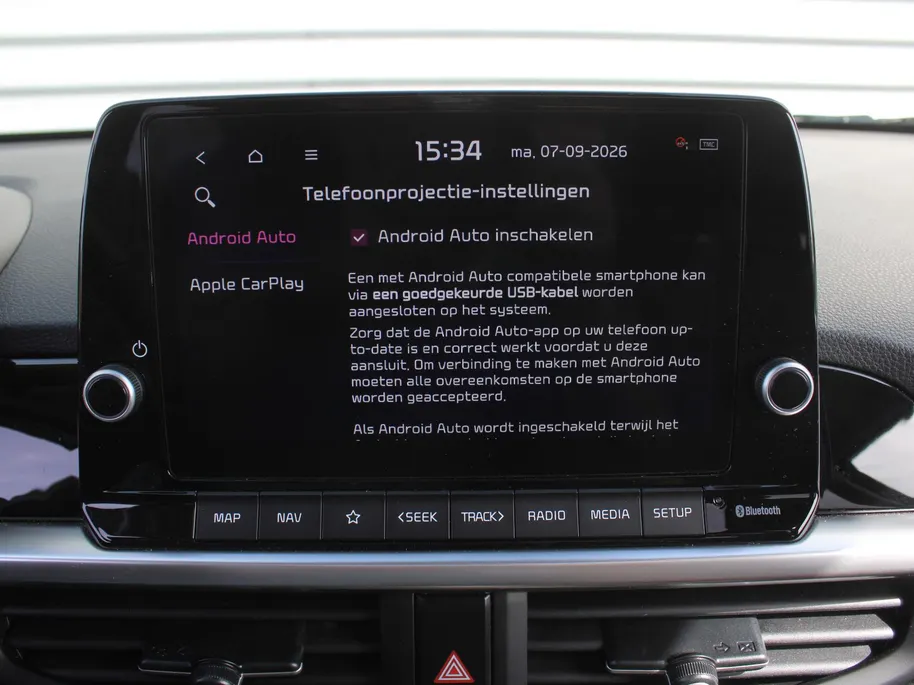 Kia Picanto 1.0 DPI GT-Line | Schuid-/kanteldak | Stuur-/stoelverwarming | Navi | Clima | Cruise | Camera | Leer | 16' LM | LED | Keyless |