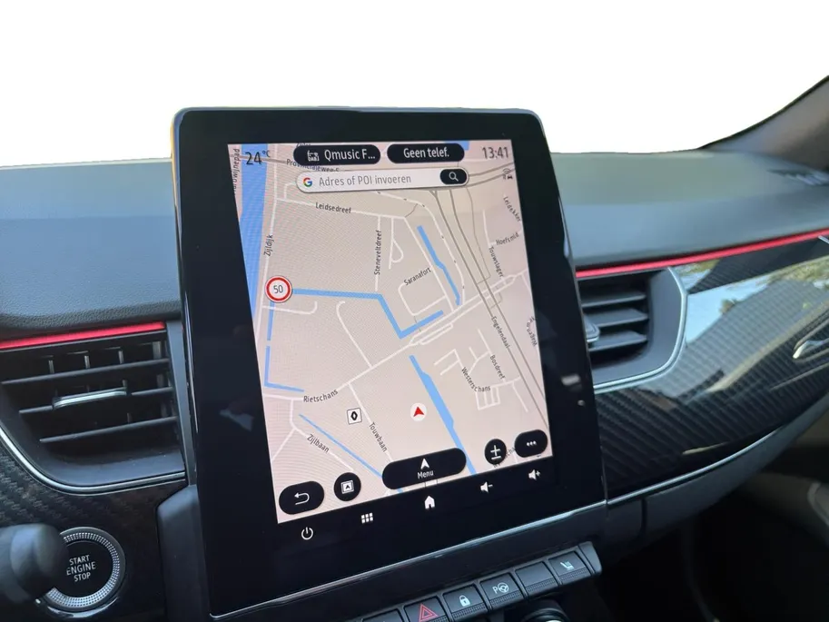 Renault Arkana 1.3 mild hybrid 160 R.S. line Apple Carplay/Android Auto , stoel en stuurverwarming , leder , lm velgen , navi , camera , cruise , tel .