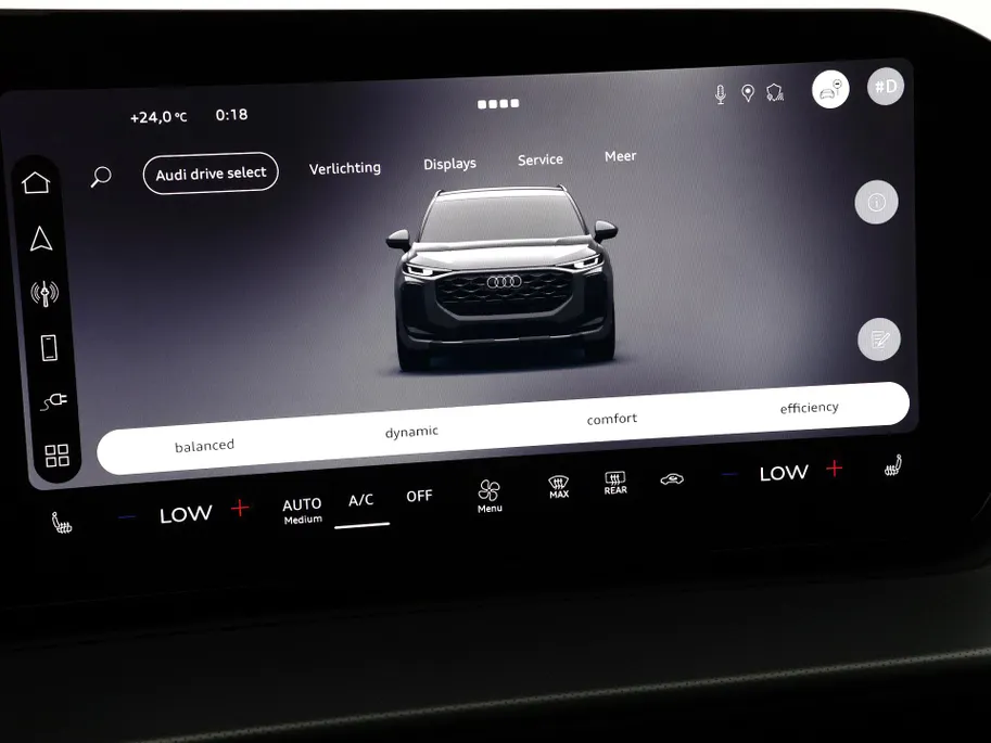 Audi Q3 1.5 200kW e-hybrid S edition 272 PK · Tech plus · Lederen bekleding · Trekhaak elek. wegklapbaar