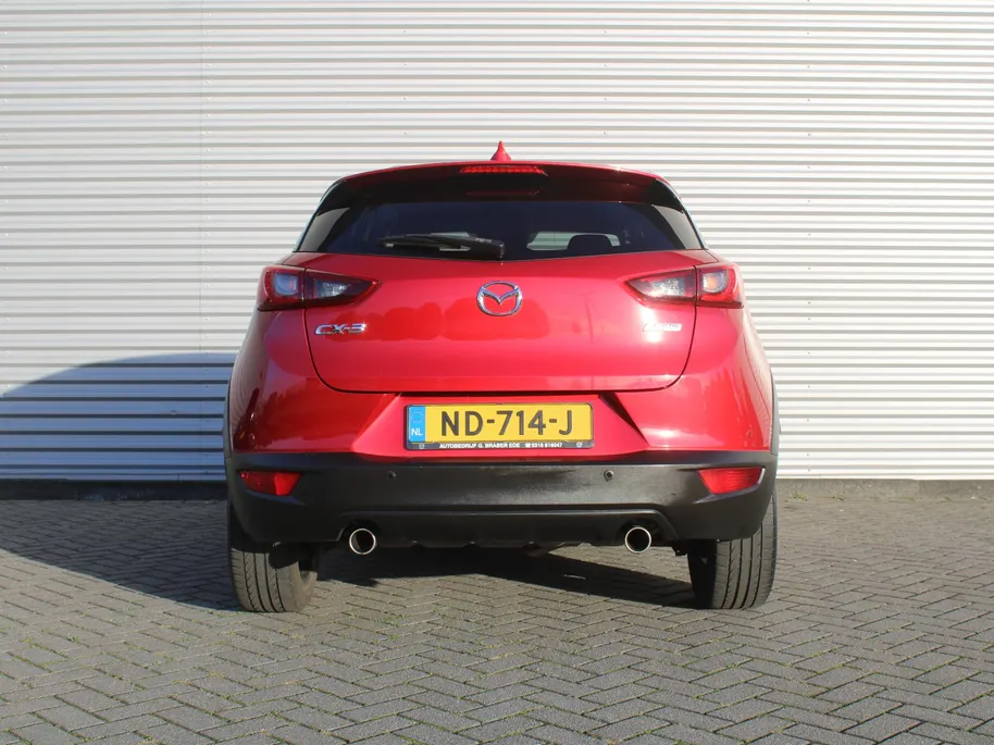 Mazda CX-3 2.0 SkyActiv-G 120 SkyLease+ | Stoelverwarming | Navi | Clima | Cruise | Parkeersensor achter | 18' LM | Dealeronderhouden | Gespecialiseerd in Mazda | Voorheen Mazda dealer |