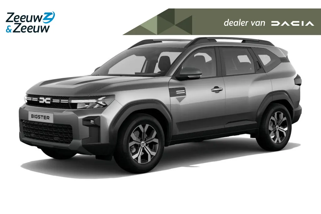Dacia Bigster Hybrid 155 Expression Nu uit voorraad leverbaar met € 3.000,- Zeeuw en Zeeuw Voorraadkorting| Verschillende kleuren beschikbaar | Vraag naar de voorraad | Financier uw Bigster tegen slechts 4,9% rente