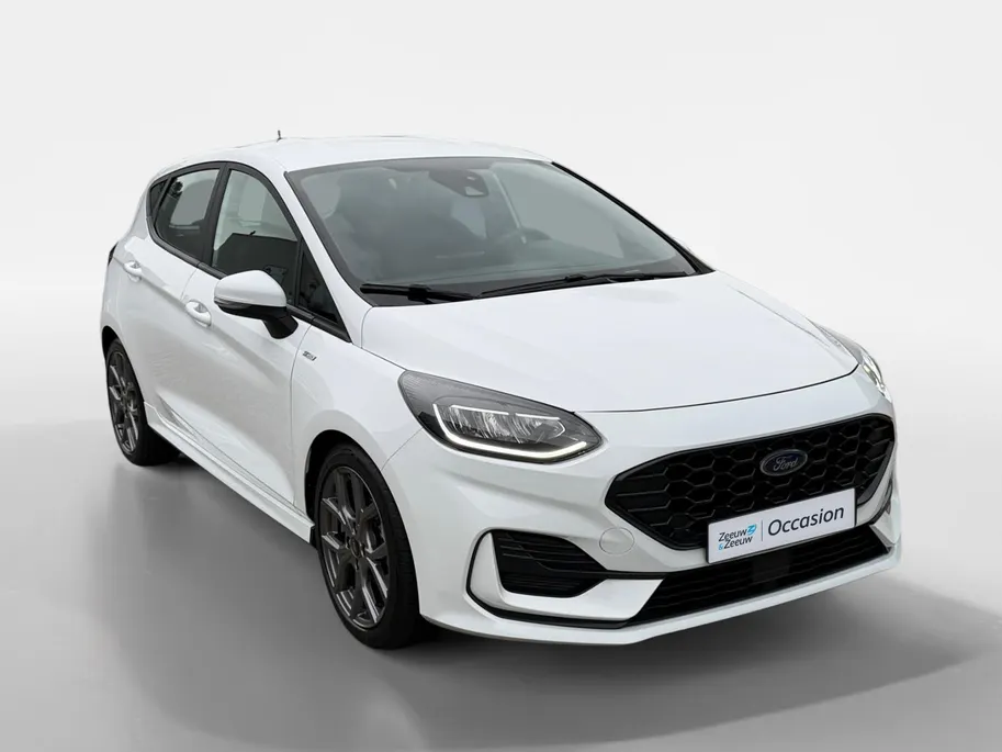 Ford Fiesta 1.0 EcoBoost Hybrid ST-Line | NL Auto | 1 eigenaar | Navigatie | Apple carplay & Android auto | Parkeersensor achter | Cruise control | Draadloos opladen mobiel | Bovag garantie |