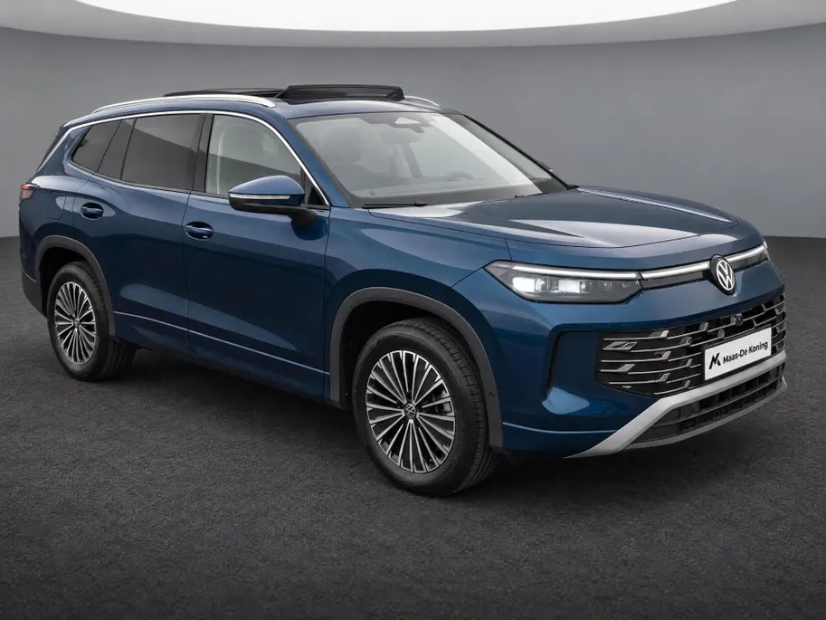 Volkswagen Tayron 1.5eHybrid 150kW/204PK Life Edition · Panoramadak · Harman/Kardon sound · 360°Camera · Garantie t/m 12-02-2031 of 100000km.