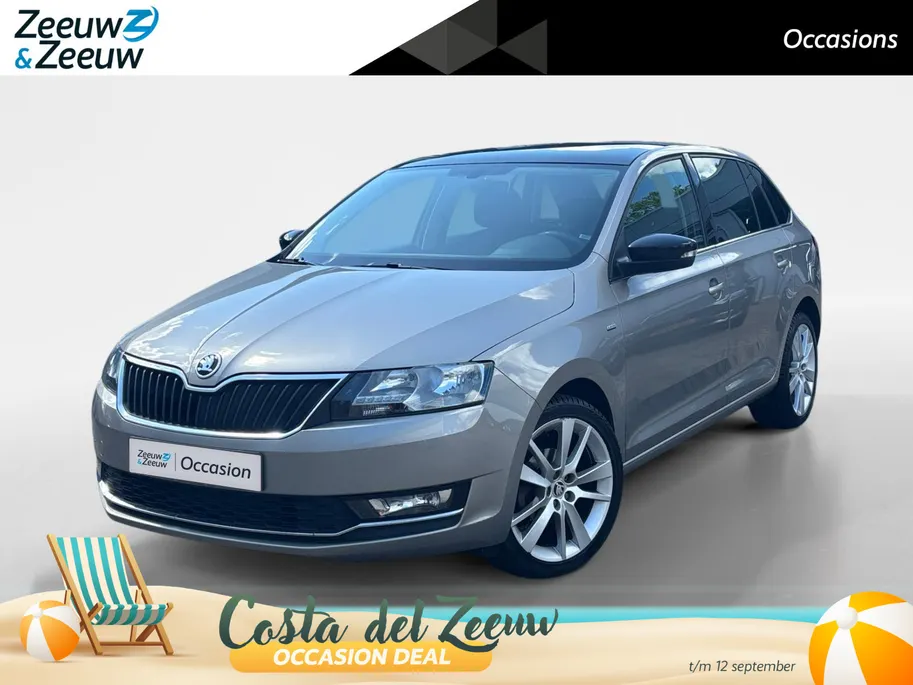 Škoda Rapid Spaceback 1.0 TSI Greentech Clever | Panoramadak | Climate Control | Cruise Control | Stoelverwarming | Parkeersensoren achter | DAB |