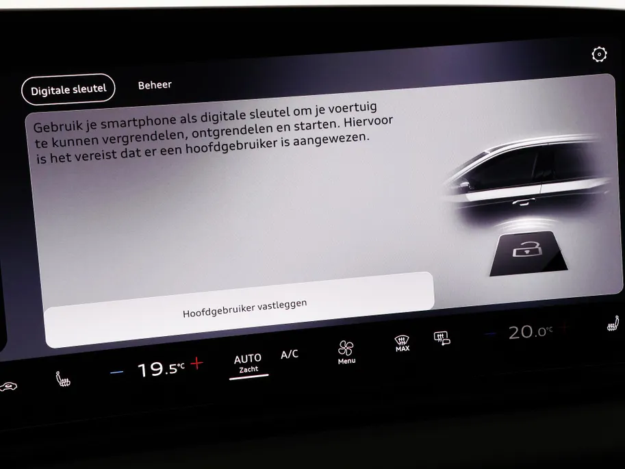 Audi A6 e-tron S edition 83 kWh 286 PK · Trekhaak elek. wegklapbaar · Zwarte lederen sportstoelen · Optiekpakket zwart