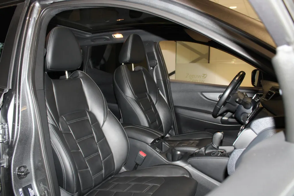 Nissan QASHQAI 1.3 DIG-T Tekna + | Bi-led verlichting | Afneembare trekhaak | Nappa lederen bekleding | Stoel geheugen | 360grd camera | Automaat | 1500kg trekgewicht | Pro-pilot |  Bose audio |