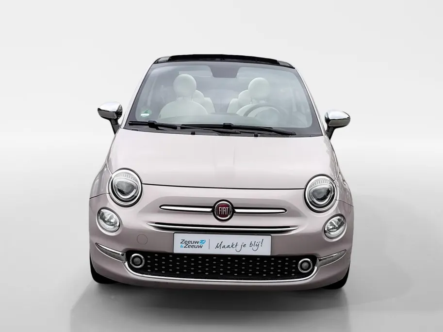 Fiat 500 1.2 Star Cabriolet! Navigatie, Airco Etc! Super mooie uitvoering! NU RIJKLAAPRIJS incl. 12 Maandag GARANTIE! Premiumpakket GRATIS!!