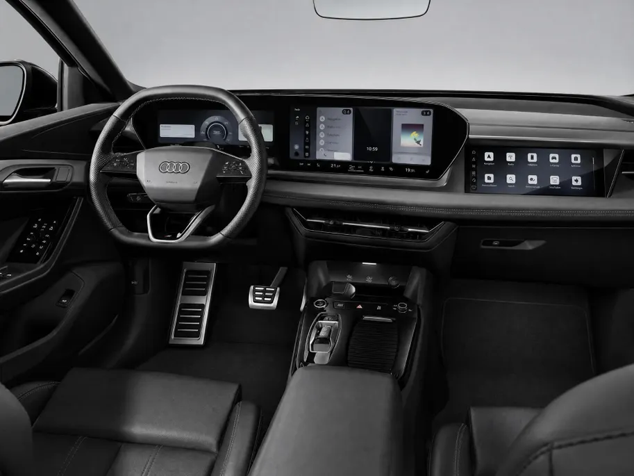 Audi Q6 e-tron Sportback S edition 83 kWh 252 PK · Glazen panoramadak · Trekhaak elek. wegklapbaar · Optiekpakket zwart