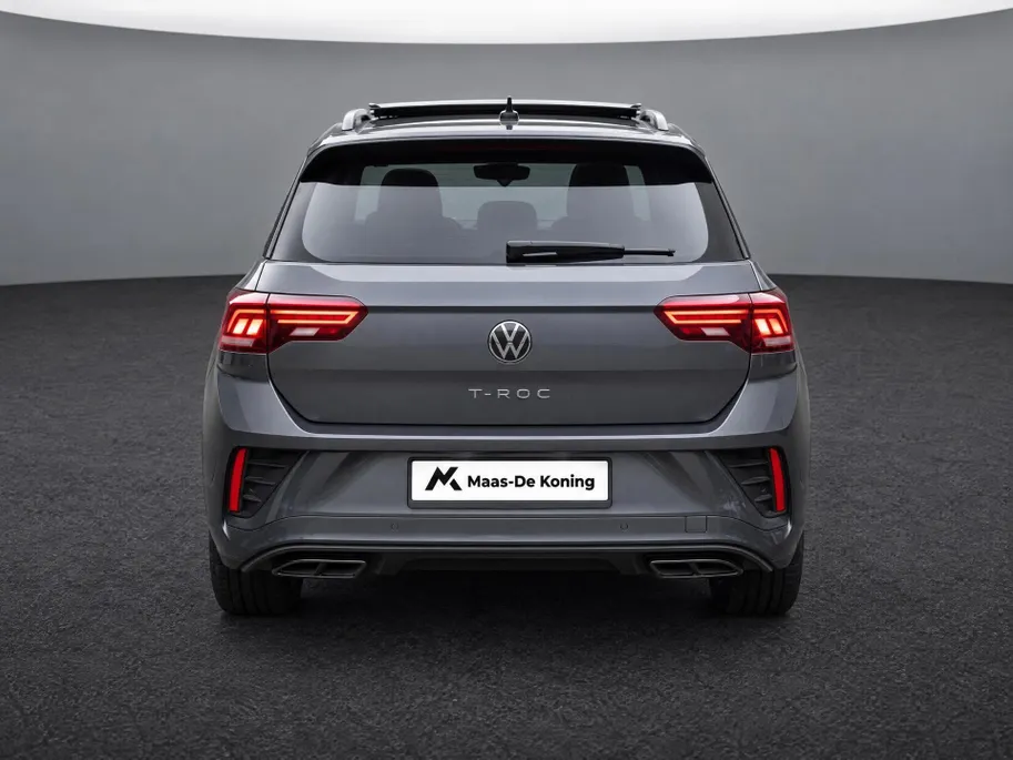 Volkswagen T-Roc 1.5 TSI 150pk DSG R-Line · Panoramadak · Camera · Keyless · Stuur- & Stoelverwarming · Elek. Achterklep · Dodehoeksensor · Garantie t/m 14-07-2027