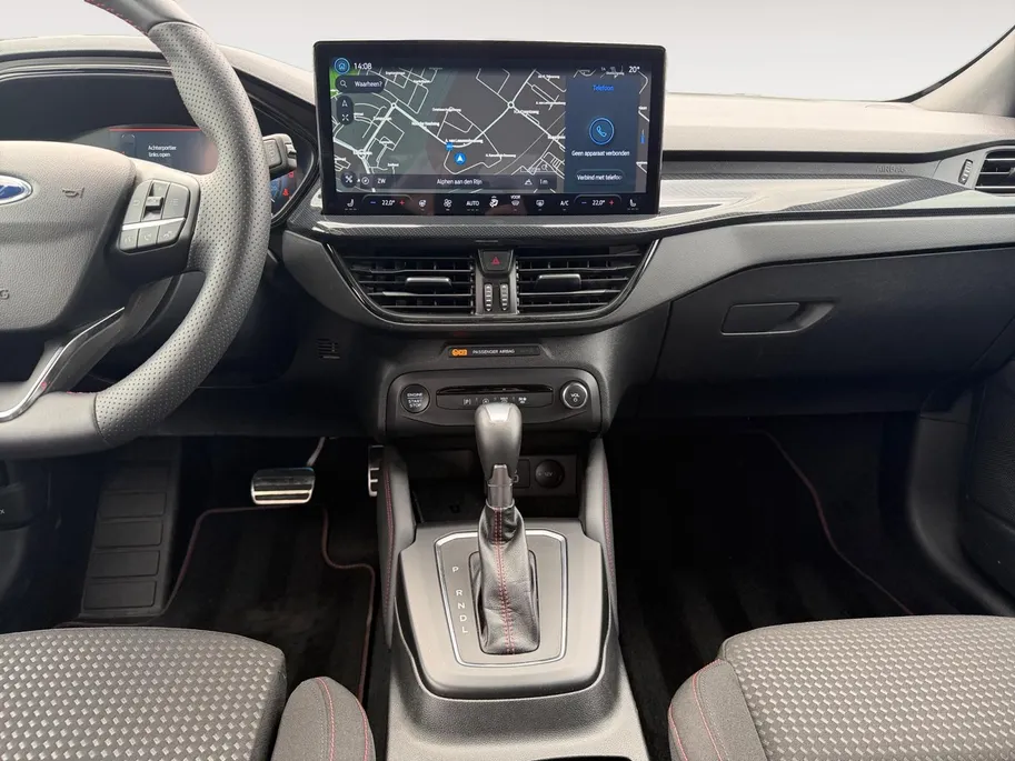 Ford Focus Wagon 1.0 EcoBoost Hybrid ST Line X | NL auto | Dealer onderhouden | 155 pk |  Automaat | BLIS| Adapt. cruise control | Winter pack | Parkeersensoren voor en achter | Achteruitrijcamera | Elektr. achterklep | B&O audio | 18' lichtmetalen velgen | Bovag ga
