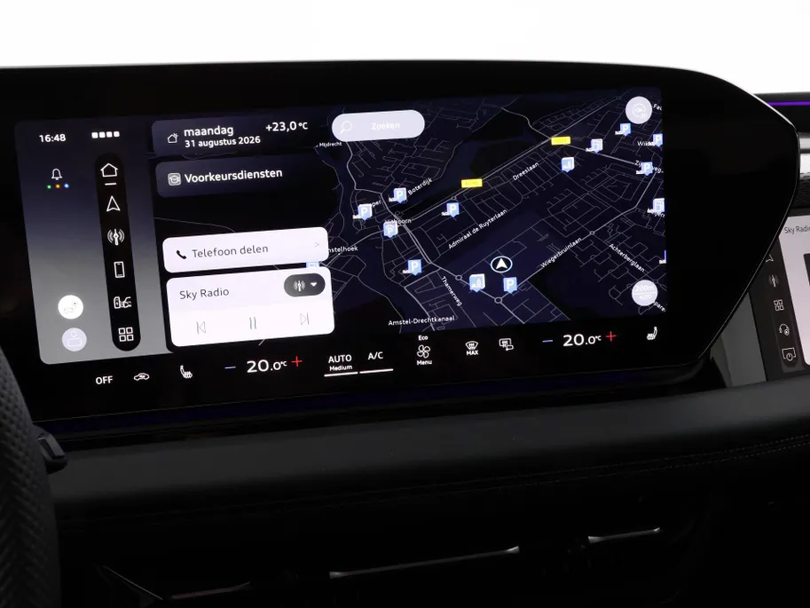 Audi A6 e-tron S edition 83 kWh 286pk · SOH 99,5% · Panoramadak · Luchtvering · Camera · SONOS Sound · Head-Up Display · Elek. Achterklep · Stoelverwarming · Garantie t/m 06-10-2030 of 100.000km