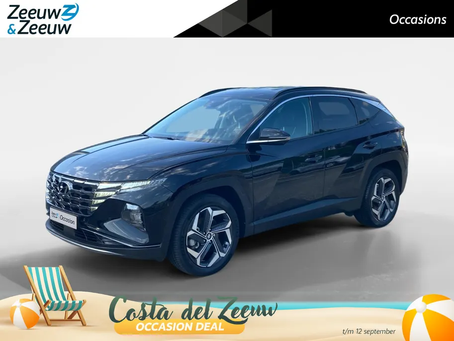 Hyundai Tucson 1.6 T-GDI HEV Premium | 1650kg trekgewicht | Leder | 360 Camera | Navi | Stoelverwarming en koeling