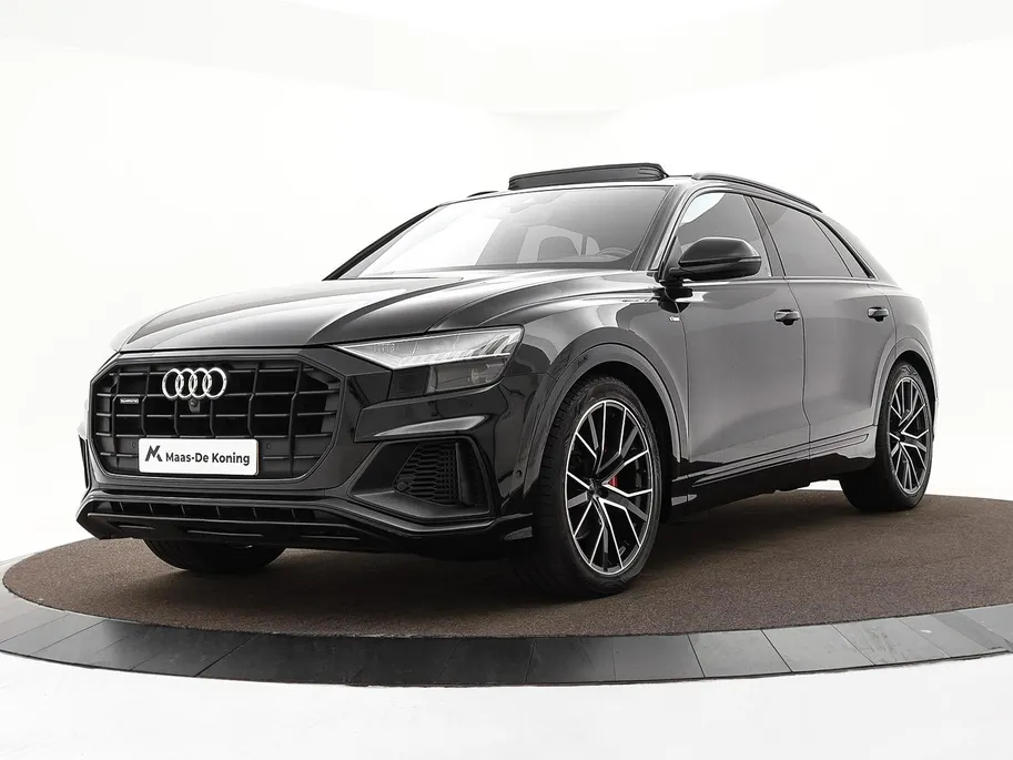 Audi Q8 55 TFSI 340pk Tiptronic Quattro Pro Line S · Panoramadak · Leder · Luchtvering · 360 Camera · Stoelmassage · Stoelventilatie · 22'' Inch · Bang & Olufsen ·