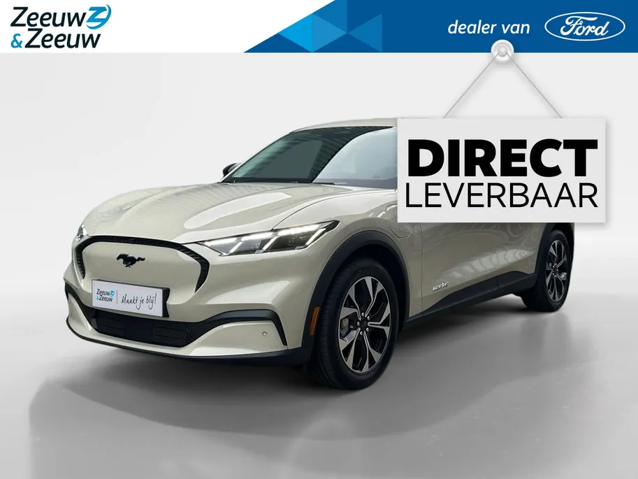 Ford Mustang Mach-E Standard RWD 73 kWh | Direct Leverbaar | €5.000,- Ready Set Ford Bonus | 470km WLTP Rijbereik | Warmtepomp | Adaptieve Cruise Control | Verwarmbare Voorstoelen | Verwarmbare Voorruit | Parkeersensoren voor en achter |  Verwarmbare Stuur