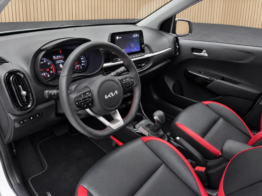 Kia Picanto 1.0 DPi GT-Line Dealer onderhouden | Navigatie | Leder interieur | Climate control | Lichtmetaal |
